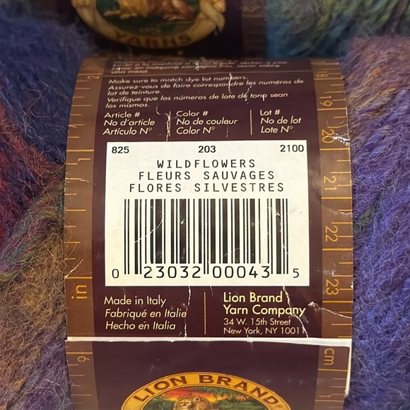 Vintage Lion Brand Variegated Yarn Bundle of 4 - Picture 3 of 9